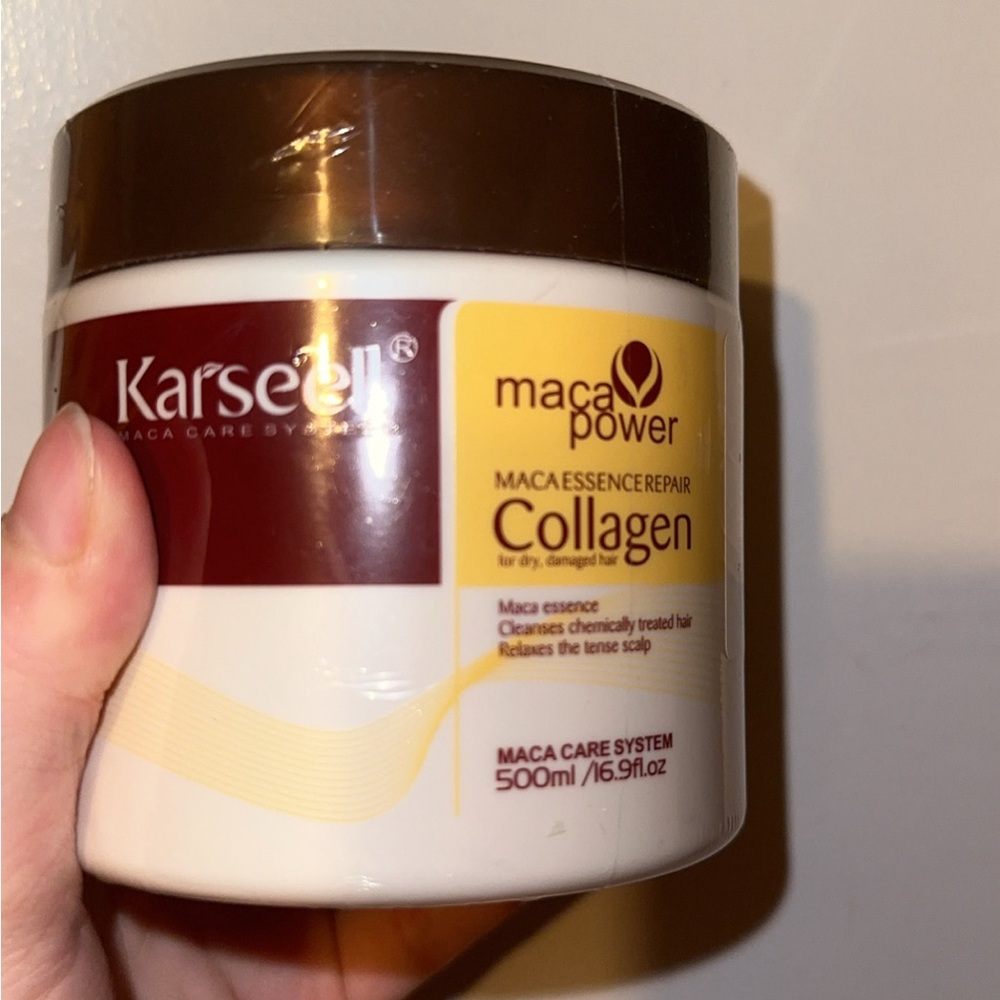Maca Power Collagen Cream - Brown and White